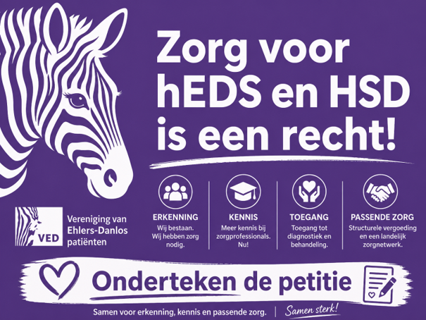 Zorg voor hEDS en HSD is een recht!